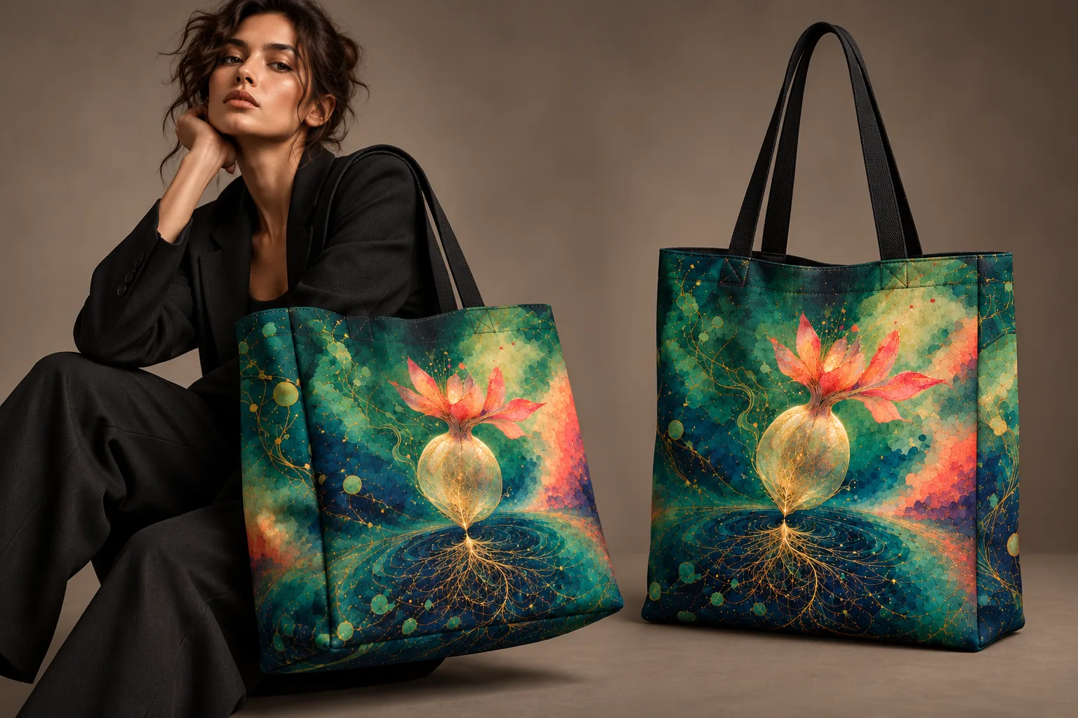 Original AMVIA fashion concept — The Tote.